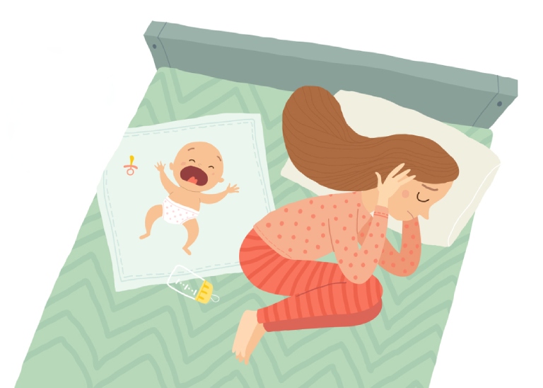 Postpartum depression affects babies