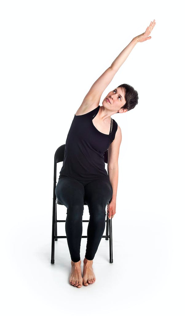 Stretching chair posture