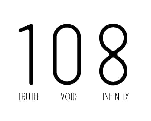 number 108 is a yoga symbol