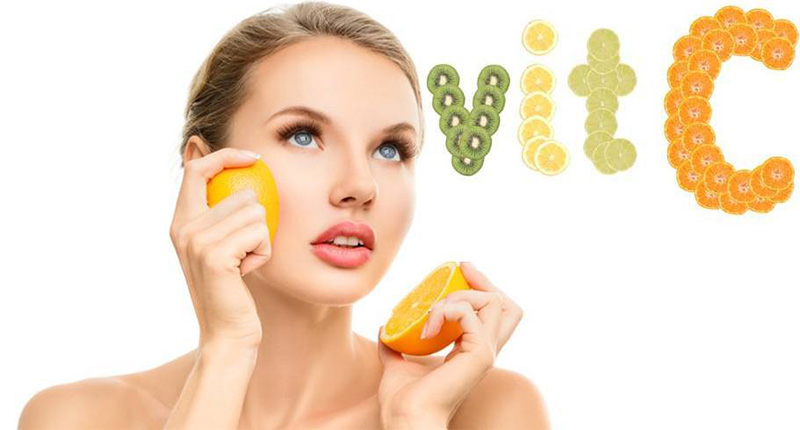 Vitamin C has the role of preventing aging, helping to beautify the skin