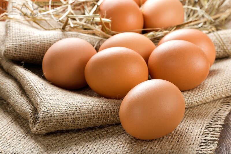 Eggs are high in protein and low in fat