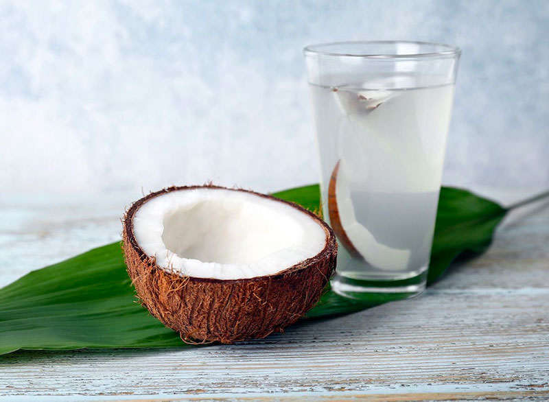 Electrolytes are abundant in natural coconut water