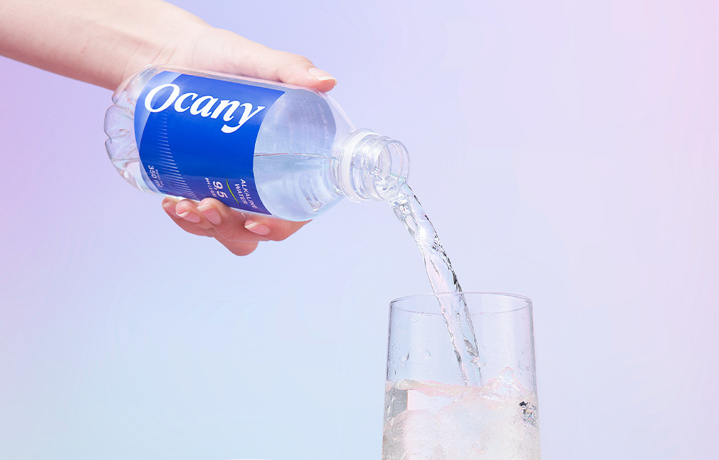 Drinking Ocany alkaline ionized water helps keep skin healthy and prevents acne